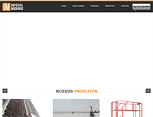 Tablet Screenshot of imperialmaquinas.com